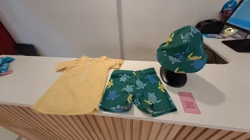 Malla Remera, Short Y Gorro