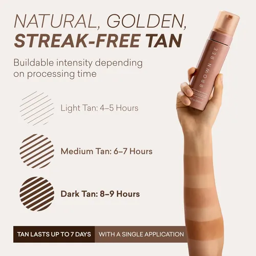Mousse Autobronceador Brown Bee Air 200 Ml Vegano Y Perfumad