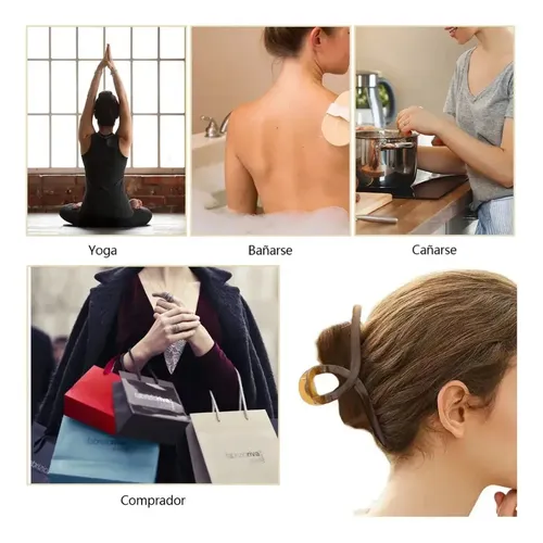 Set 115 Pcs Pinzas Para El Cabello Y Elásticos Pelo Mujer
