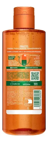 Colageno Jelly Garnier Fructis Crema Para Peinar Transparente