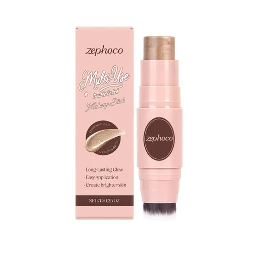 Barra De Maquillaje Multiusos De Doble Punta Zephoco (champa