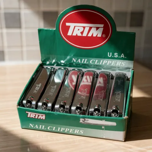 Alicate Cortauñas Trim Mediano 6cm Acero Inox X 12 Unidades
