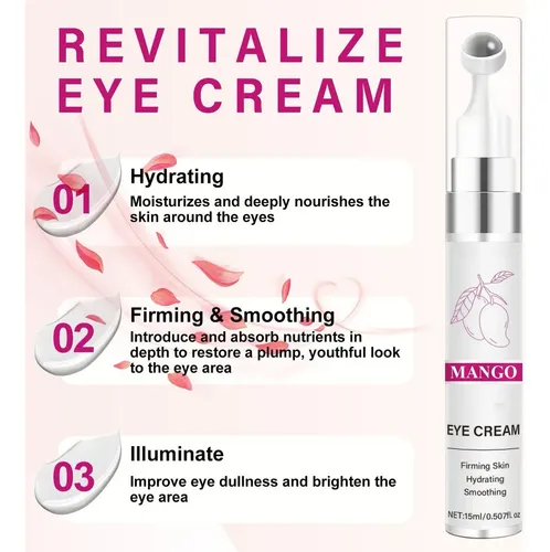 Crema Revitalizante Para Ojos, Cuidado De Ojos Elástico E Hi Todo Tipo De Piel Día/noche