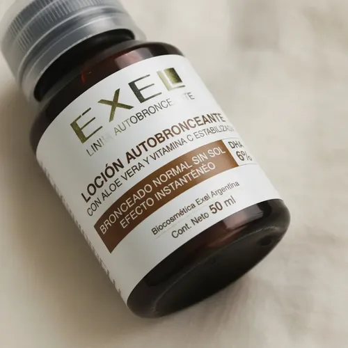 Combo Exel Loción Autobronceante Con Y Sin Color X4