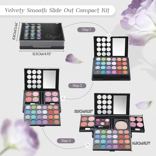 D2260630-4-5 Kit De Maquillaje Profesional Portátil Con