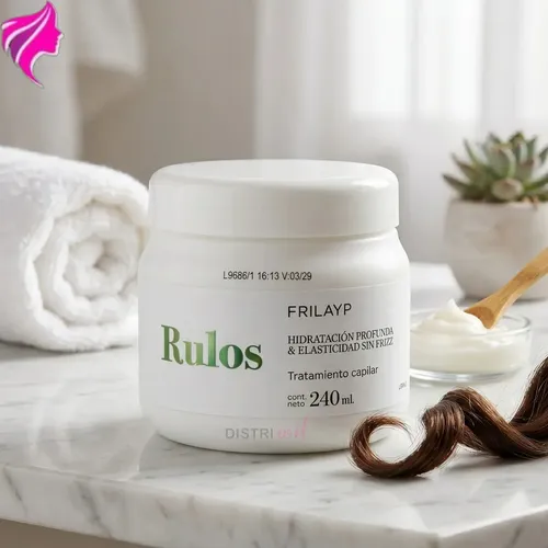 Mascara Rulos Frilayp X240ml Hidratacion Y Elasticidad