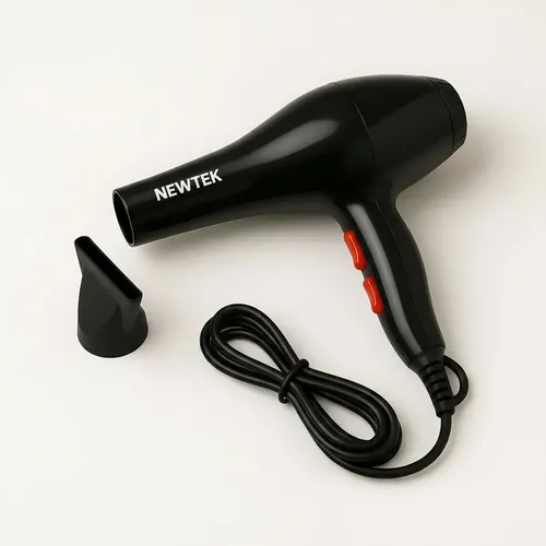Secadores de pelo cabello 2 velocidades color negro Newtek 2801