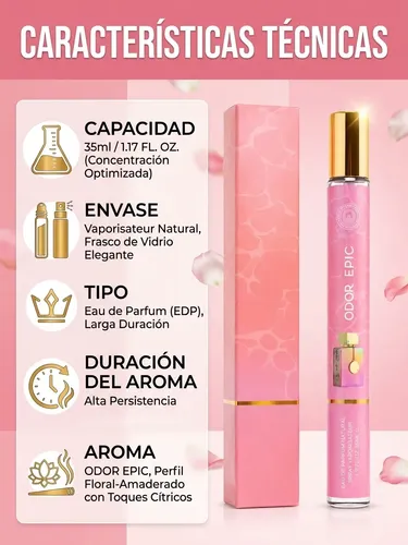 Pack X5 Perfume Odor Epic Tubito Fragancias Árabe 35ml Unisex Importado