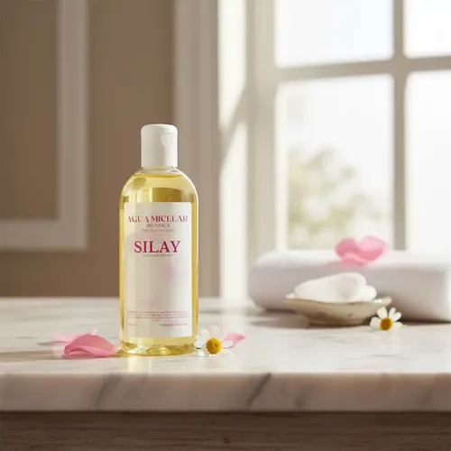 Agua Micelar Bifásica Natural Maquillaje A Prueba De Agua