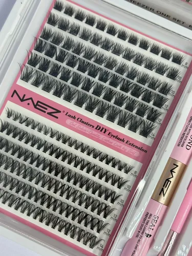 Kit Pestaña Postiza Naez T50+30p Adhesivo Sellador Removedor