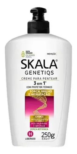 Crema Tratamiento Para Peinar 3 En 1 Genetiqs Skala 250g