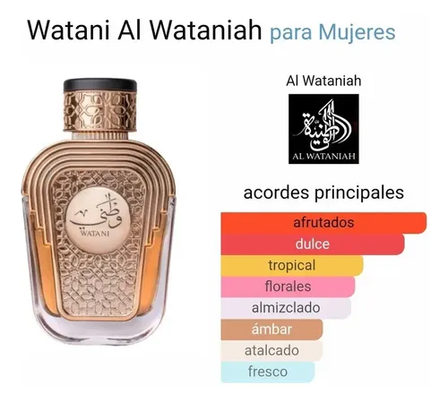 Perfume Al Wataniah Watani Edp 100ml Mujer Spray Importado