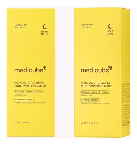 Medicube Mascarilla De Cúrcuma Y Ácido Kójico, Piel Luminos