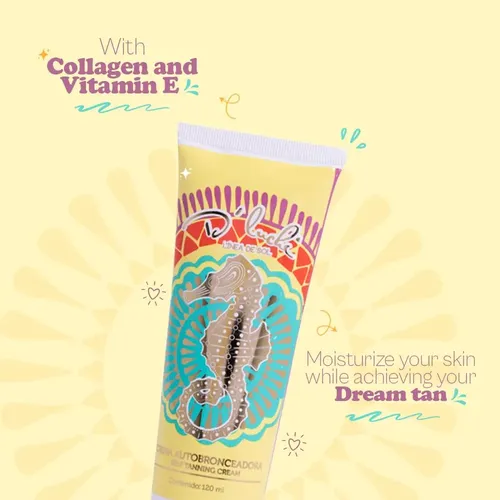 Crema Autobronceadora D’luchi Sin Sol 120 Ml Con Colágeno