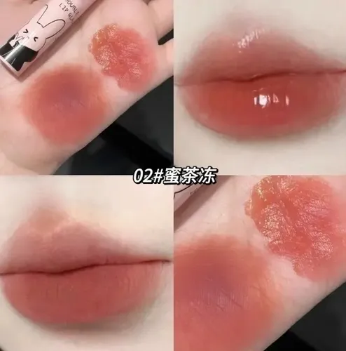 Labial Cremoso 2 En 1 Soft Water Double Lip Glaze Gege Bear