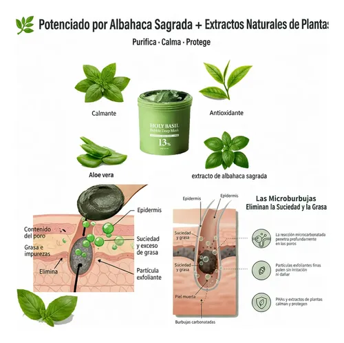 Mascarilla Facial De Burbujas 90g Para Todo Tipo De Piel Tod