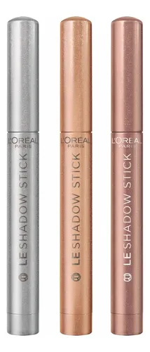 Pack Sombra De Ojos Loreal Le Shadow Rose + Sparkle + Mauve Sombra Rosa