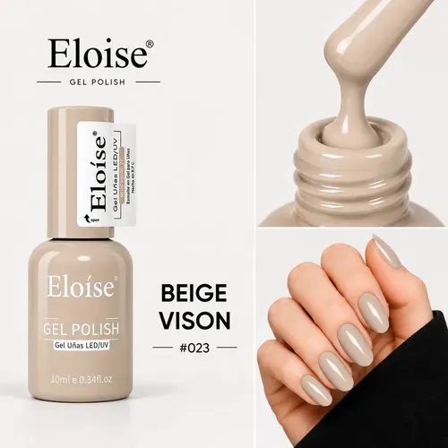 Esmaltes Semipermanentes Eloise Para Uñas Uv/led A Elección Beige Visón 23