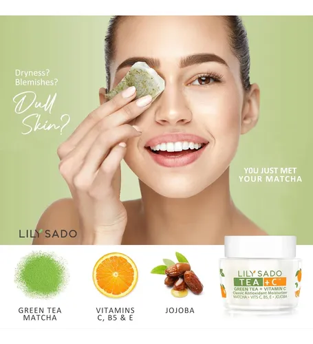 Crema Hidratante Lily Sado Té Verde Matcha Vit C 60ml