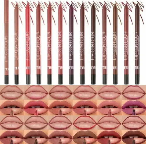 Delineador Labial Cremoso Lip Contour Tei Waterproof Color Tono 11