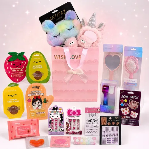 Kit Spa Skincare Para Niñas Completo Con Bolsa Regalo +20art