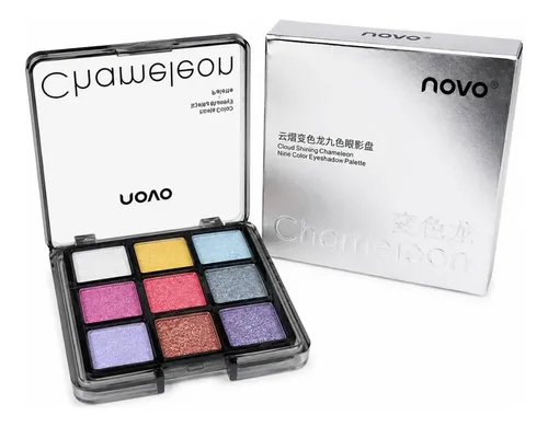 Paleta De Sombras Novo Chamaleon 9 Sombras Brillantes