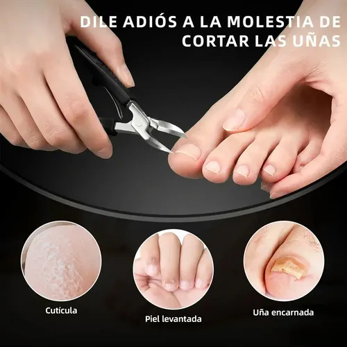 Set Podologia Manicuria Alicate Corta Uñas Profesional Top