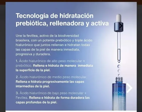 Sérum rellenador biohidratante Natura Chronos 30 ml