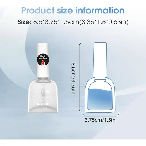 Removedor De Gel Rosalind 11 Ml