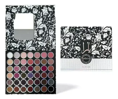 Paleta De Sombras Medeco 42 Colores Mate Brillo Shimmer