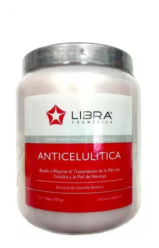 Libra Crema Masajes Anti Celulitis Centella Asiatica