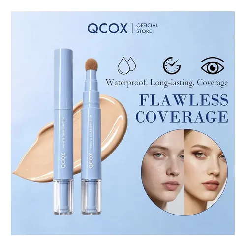 Qcqx-lápiz Corrector De Doble Efecto/base Corrector De Ojos