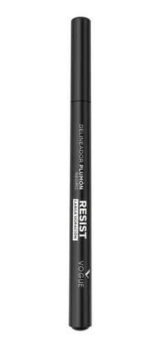 Delineador De Ojos Vogue Fibra Plumon Resist Negro