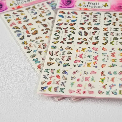 Sticker Tattoo Agua Planchas Grandes Pack 5 Modacity 60 Pegatinas