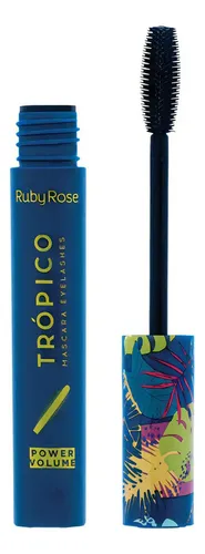 Mascara para pestañas power volume trópico Ruby Rose HB-8309 color negro