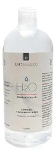 Agua Micelar H2o Limpieza + Desmaquillante Biobellus X500ml