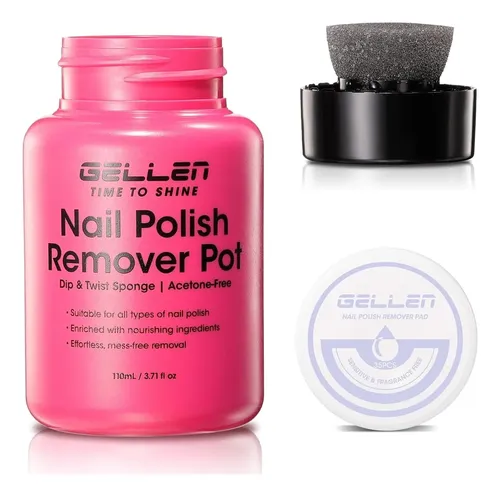 Quitaesmalte Gellen Dip Twist Con Esponja