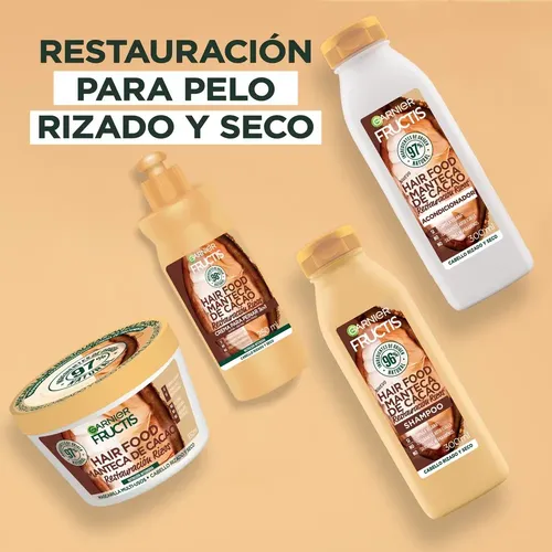 Kit Fructis Hair Food Reparación Manteca Cacao