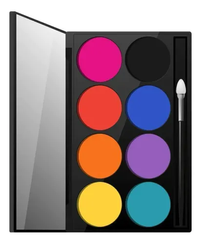 Paleta De Sombras 8 Colores Con Espejo Xúlu Z48403
