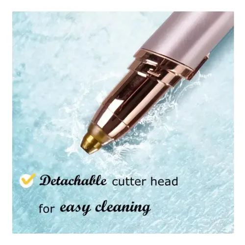 Depiladora Facial Vello Cejas Recargable Mujer Sin Dolor Usb Color Rosa