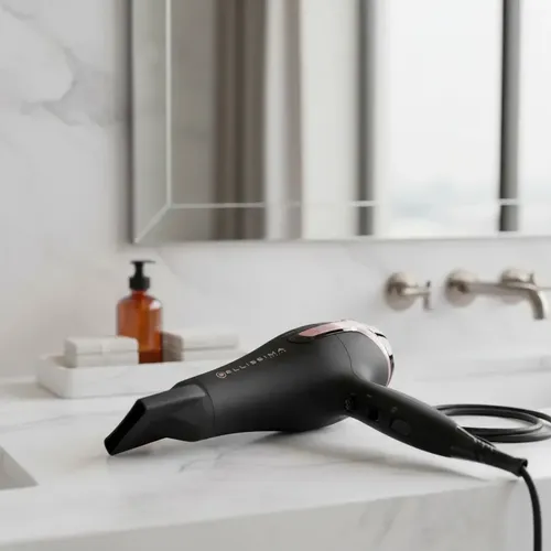 Secador De Pelo Bellissima K9 2300 Ion Plus Dc Negro