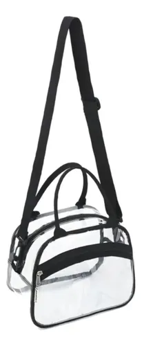 Neceser Transparente Simple – Negro