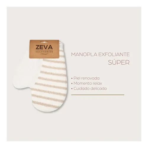 Manopla Exfoliante Super Para Baño Corporal Zeva