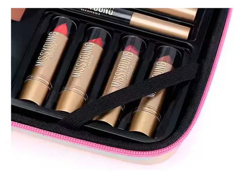 Set Maquillaje Completo 72 Piezas Miss Young con Estuche y Accesorios