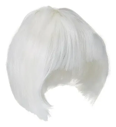 Peluca Luminosa Corta Brilla UV Verde Party Lacia