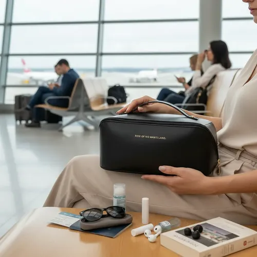 Neceser Porta Cosmético Cuero Pu Para Maquillaje Ideal Viaje