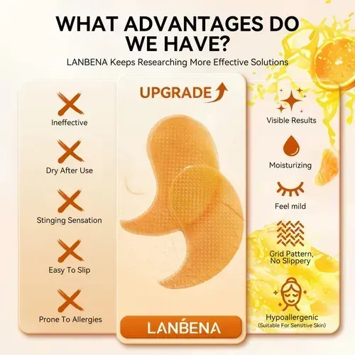 Lanbena Parche Ojera Con Antioxidante Y Vitamina C X4 Todo Tipo De Piel