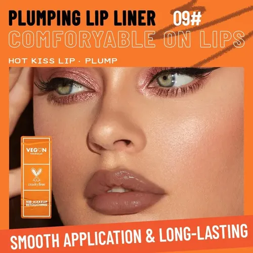 Lápiz Delineador Labial Retráctil Hxssll B09#