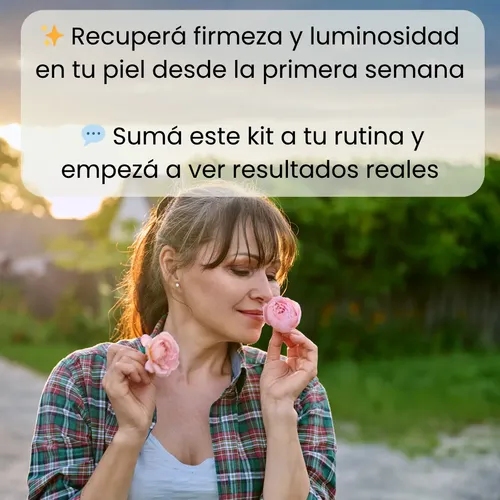 Rutina Facial +40 Años Corrección, Efecto Tensor. Piel Firme