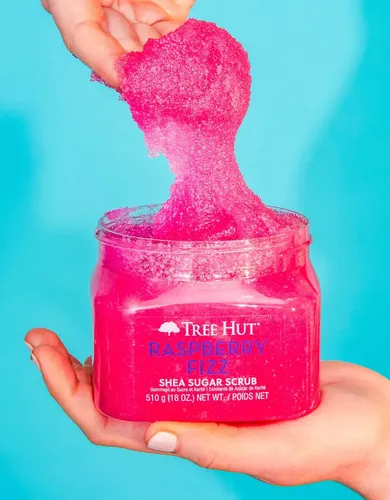 Tree Hut Exfoliante Corporal Raspberry Fizz con Azúcar de Frambuesa